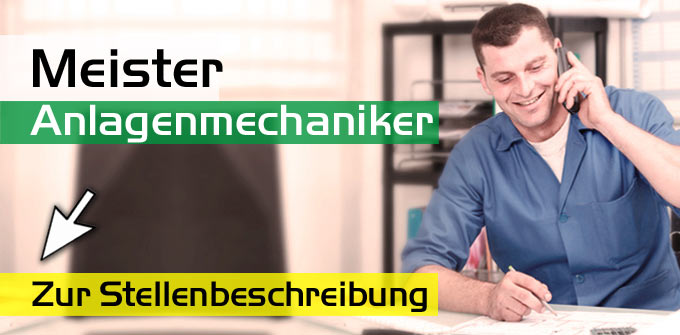 Stellenangebot Anlagenmechaniker SHK Meister Rendsburg